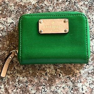 Kate Spade Green Small Wallet